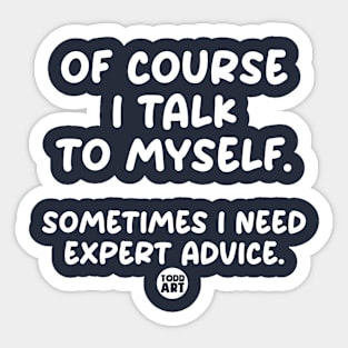 talk myself Sticker